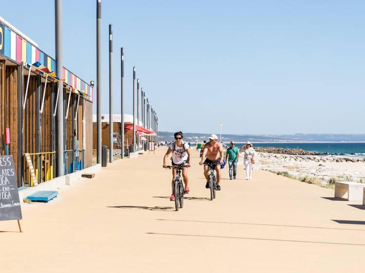 Capitan Beach House Costa da Caparica Dış mekan fotoğraf